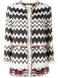 zigzag tweed jacket 