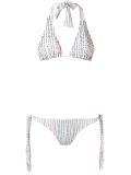 embroidered bikini set