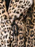 leopard print fur coat 