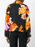floral print blazer
