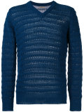 ribbed detail sweatshirt 