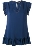 frill trim top