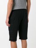 drawstring track shorts