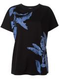 plant print T-shirt
