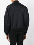 front zip bomber jacket