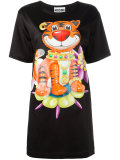 bejewelled tiger T-shirt dress