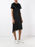 reversible satin dress
