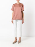high shine blouse