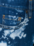 bleached straight jeans