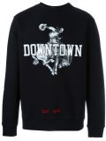 downtown印花套头衫