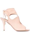 cut-off detailing lace-up sandals