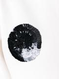 sequined dot sweatshirt