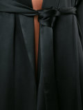 tie-waist silk jacket