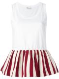pleated trim top