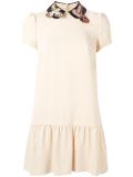 bird collar dress
