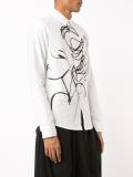 abstract print shirt
