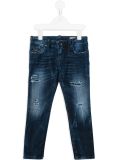 distressed jeans