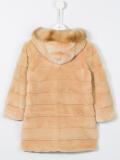 pom-pom charm padded jacket
