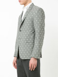 portal and anchor print blazer