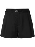 front pleat shorts