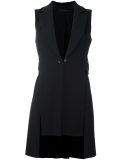 asymmetric pleated waistcoat