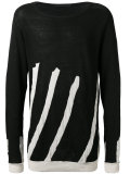 diagonal stripe jumper
