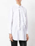 ruffled front shirt 
