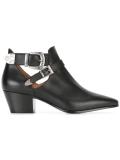 buckled ankle boots