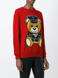 'biker teddy bear'开衫