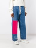 'Fuchsia Patch Vintage Boyfriend' jeans