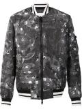 jacquard bomber jacket