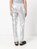 metallic trousers