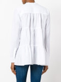 gathered detail buttoned blouse
