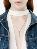 fluted pave pendant