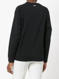 logo appliqué sweatshirt