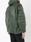panelled sleeve duffle coat