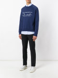 classic embroidered sweatshirt 