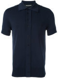 button shoulder polo shirt