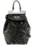 bucket style backpack