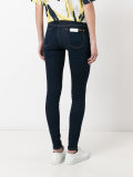 faded detail skinny jeans