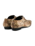 leopard print Derby shoes
