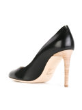 stack heel stilettos