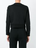 lattice detail sweatshirt 
