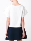 scalloped T-shirt