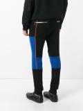 colour block biker sweatpants