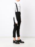 brace cropped trousers