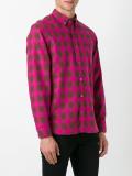 checked print shirt