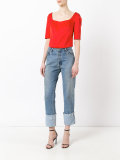 sweetheart neck blouse