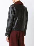 contrast lapels jacket 
