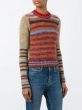 striped short jumper